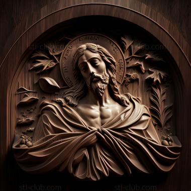 3D model st jesus (STL)